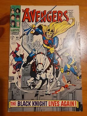 Buy Avengers #48 Jan 1968 VGC- 3.5 First Appearance Of Black Knight III, Origin • 99.99£
