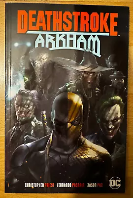Buy Deathstroke Arkham Paperback TPB Graphic Novel DC Comics Priest Pasarin Paz • 19.95£