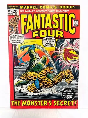 Buy Fantastic Four #125 (Marvel 1972)  *Last Stan Lee Issue* VF+ • 23.82£