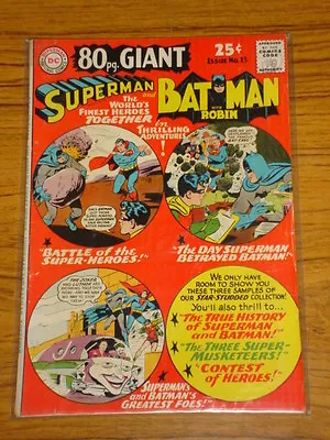 Buy Eighty Page Giant #15 Vg+ (4.5) Dc Superman Batman • 15.99£