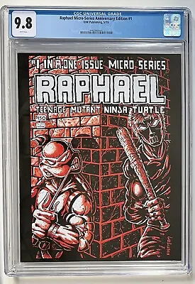 Buy Teenage Mutant Ninja Turtles Raphael Micro-Series #1 Anniversary Edition CGC 9.8 • 299.57£