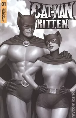 Buy Cat-Man And Kitten 1G Jung B&W 1:7 Variant VF 2022 Stock Image • 2.39£