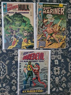 Buy Marvel Silver Age Comics Tales To Astonish 81 Daredevil 18 1st Gladiator • 31.98£