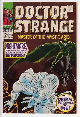 Buy Doctor Strange #170 Marvel 1968 VG 4.0  Nightmare Returns. • 23.75£