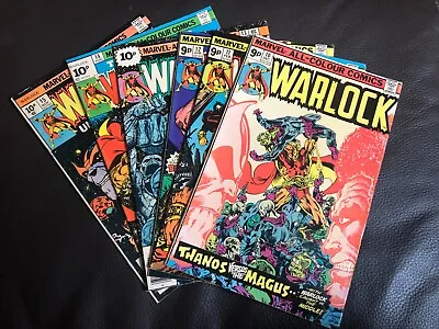 Buy Marvel Comics Warlock Issues 10 - 15 1975/76 • 18£