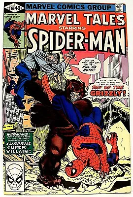 Buy  MARVEL TALES Starring SPIDER-MAN  Issue #116 (Jun, 1980, Marvel) F. THE GRIZZLY • 2.36£