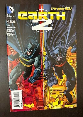Buy EARTH 2 #25 (DC Comics 2014) -- Variant Cover -- VAL ZOD -- NM- • 8.63£