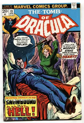 Buy Tomb Of Dracula #19 1973 Horror Marvel Comic Book Vf/nm • 71.78£