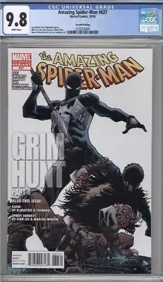 Buy Amazing Spider-man #637 Cgc 9.8 2nd Print 1st Julia Carpenter New Madame Web • 218.07£