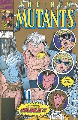Buy New Mutants #87 Liefeld Variant 2nd Printing VF 1991 Stock Image 1st Cable • 7.49£