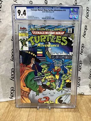 Buy Teenage Mutant Ninja Turtles Adventures #16 CGC 9.4 From 1991! TMNT  Archie F73 • 56.29£