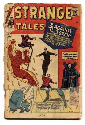 Buy Strange Tales #122- Jack Kirby-human Torch-silver Age-marvel 1964 • 26.17£