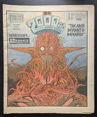 Buy 2000 AD Comic - Prog 349 (December 1983) Judge Dredd • 1.99£