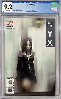 Buy Nyx #3 - 1st Appearance X-23 - Cgc 9.2 • 600£