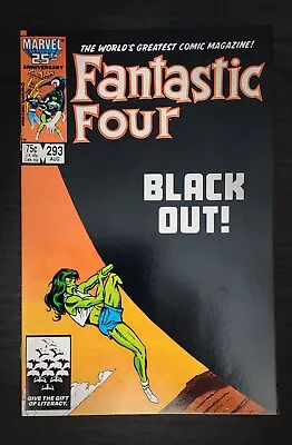 Buy Fantastic Four #293 Marvel Comics 1986 John Byrne SHE-HULK NM+ • 8£