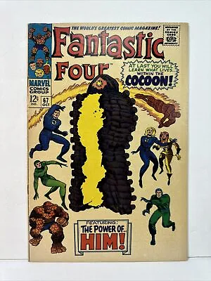 Buy Fantastic Four #67 Origin 1st Appearance Of Him Adam Warlock 1967 Marvel FN 6.0 • 177.46£