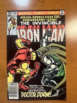 Buy THE INVINCIBLE IRON MAN #150 September 1981 NEWSSTAND Double-Sized Issue Dr DOOM • 28.45£