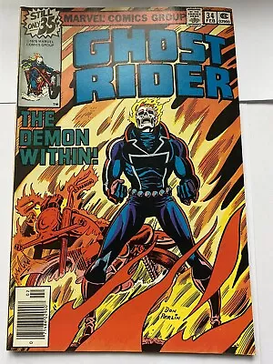 Buy GHOST RIDER #34 Marvel Comics Cents 1979 VF • 10.95£