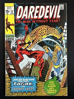 Buy Daredevil #72 Marvel Comics Vintage Old Bronze Age 1st Print 1971 Very Good *A1 • 7.90£