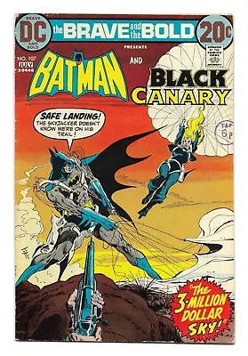 Buy Brave And The Bold #107 : F+ :  The 3-Million Dollar Sky : Batman, Black Canary • 6.95£