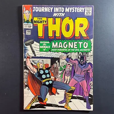 Buy Journey Into Mystery 109 Silver Age Marvel 1964 Thor Magneto Stan Lee Comic • 98.79£