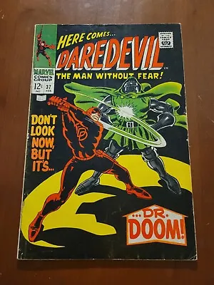 Buy Daredevil #37 VG/FN 5.0 Vs. Dr. Doom! Stan Lee Story! Gene Colan! Marvel 1968 • 39.72£