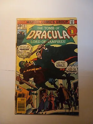 Buy Tomb Of Dracula #51  12/76 - 1st Appearance Of Janus; Blade Vs. Hannibal King • 11.84£