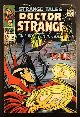 Buy Strange Tales #168 Doctor Strange - Marvel Comics 1968 Final Issue - Good Plus • 23£