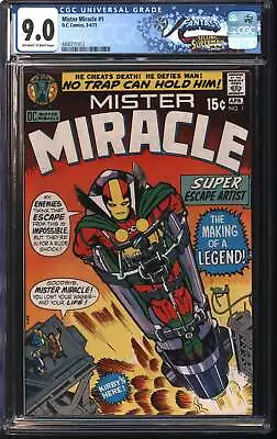 Buy D.C Comics Mister Miracle 1 4/71 FANTAST CGC 9.0 Off White To White Pages • 184.94£