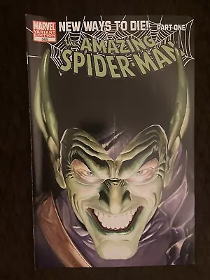 Buy Amazing Spider-Man #568 Alex Ross, Green Goblin Variant, Marvel 2008 • 12.86£