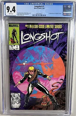 Buy Longshot 1 (Marvel, 1985)  CGC 9.4 WP  **First Appearance Longshot** • 47.57£