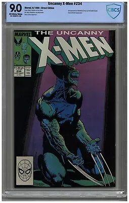 Buy Uncanny X-Men #234  CBCS   9.0   VFNM   Off-white/wht Pgs  9/88  1st App. Madely • 47.97£