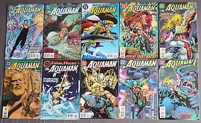 Buy Aquaman #20 21 22 23 24 25 26 27 28 29 Peter David 1994 Series Bundle Lot Run • 21.95£