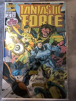 Buy FANTASTIC FORCE #1 : : MARVEL COMICS : Sighed By Ralph Cabrera Mint Grade !!! • 99£