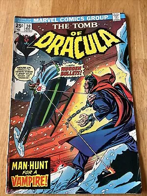 Buy Tomb Of Dracula #20 With MVS Marvel 1974 VF- • 16.89£