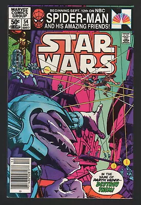 Buy STAR WARS #54, 1981, Marvel Comics, VF+ CONDITION • 9.59£