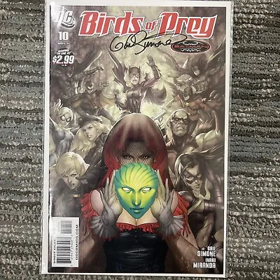 Buy Birds Of Prey #10 With Nice Stanley Artgerm Lau Cover Signed By Gail Simone • 32.10£