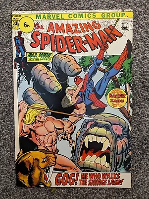 Buy The Amazing Spider-man 103. 1971. Ka-Zar, Kraven The Hunter. Combined Postage • 19.99£