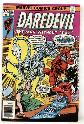 Buy DAREDEVIL #138 GHOST RIDER-MARVEL-1977-comic Book • 19.03£