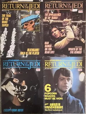 Buy Return Of The Jedi Star Wars Weekly 30, 32, 38, 40 Four Magazines Retro • 12.50£
