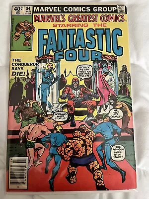 Buy RARE FANTASTIC FOUR #84 The Conqueror Says Die! Marvel Vintage • 11.83£