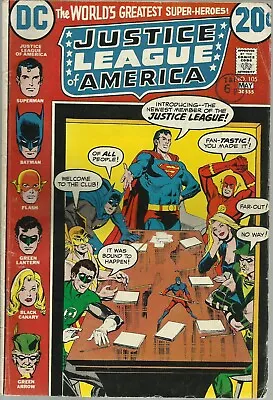 Buy JUSTICE LEAGUE Of AMERICA No 105. May 1973 BRONZE AGE • 5.99£