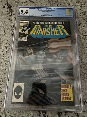 Buy Punisher Limited Series #1 CGC 9.4 NM WP Mike Zeck Marvel Comics 1986 • 147.91£