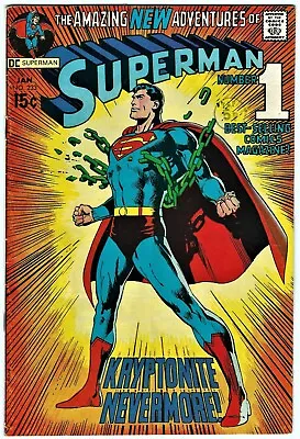 Buy SUPERMAN # 233 - DC 1971 - Kryptonite Nevermore - VERY FINE • 145£