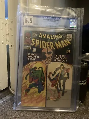 Buy Amazing Spider-Man 37 CGC 5.5 Penny Variant • 675£