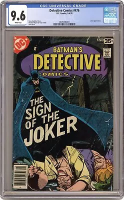Buy Detective Comics #476 CGC 9.6 1978 3878396001 • 275.83£