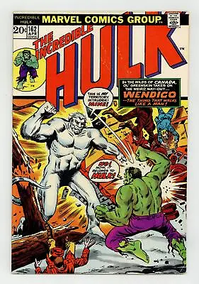 Buy Incredible Hulk #162 VG+ 4.5 1973 • 47.30£