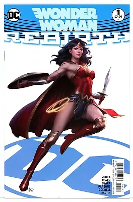 Buy Wonder Woman Rebirth #1B Variant Stanley Artgerm Lau Cover DC 2016 • 9.63£