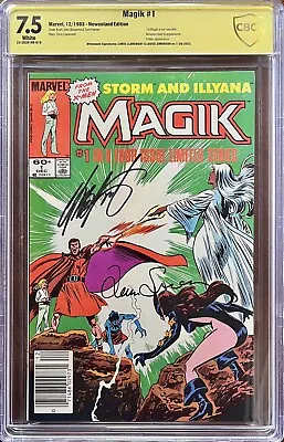 Buy Magik #1 Newsstand - CBCS 7.5 - SIGNED By Chris Claremont & Louise Simonson ! • 60.32£