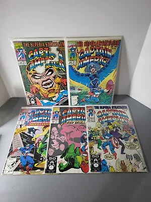 Buy Captain America Vol 1. (5) Comic Lot Issues 387-389-390-394-396 Marvel 1991 🔑  • 17.02£